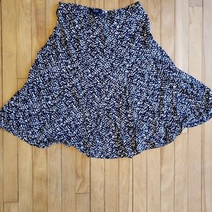 Chaps flowy midi skirt